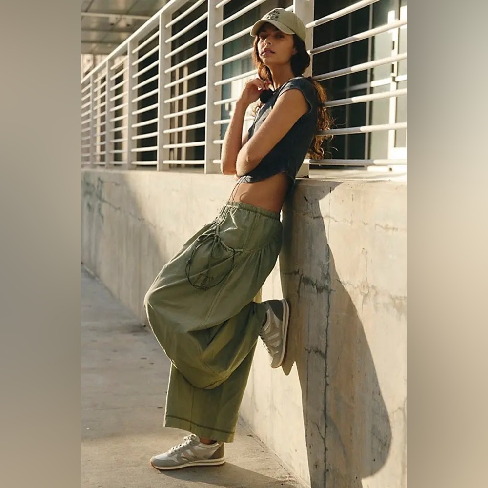 NWT Free People Step By Step Pants ~Sage Stone~ - Picture 4 of 4